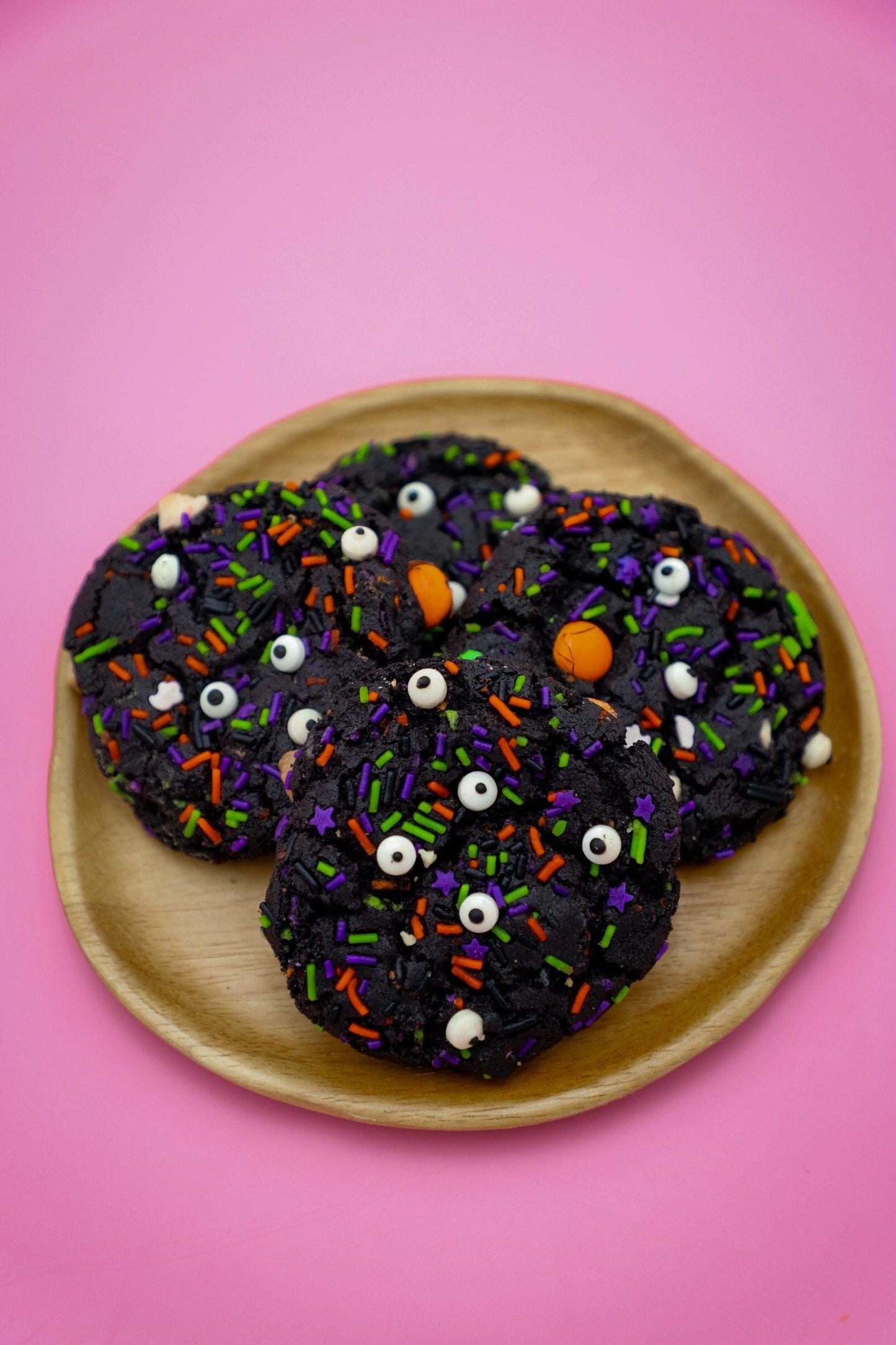 Black Velvet Halloween Cookies
