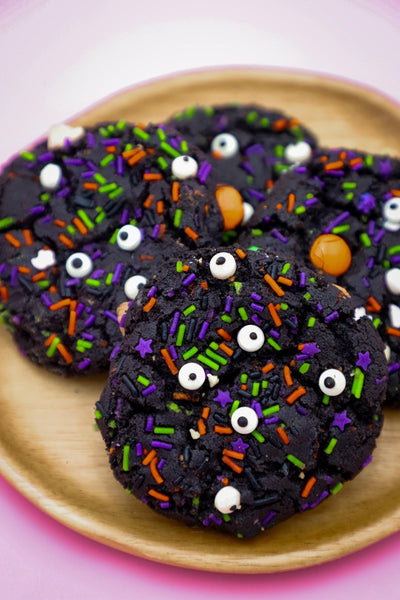 Black Velvet Halloween Cookies