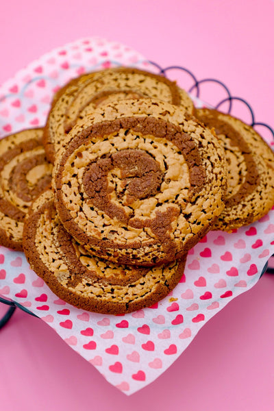 Chocolate Peanut Butter Swirl Cookies